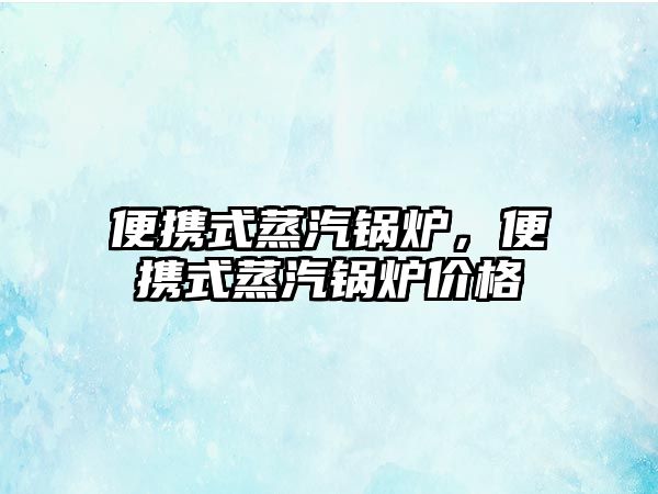 便攜式蒸汽鍋爐，便攜式蒸汽鍋爐價格