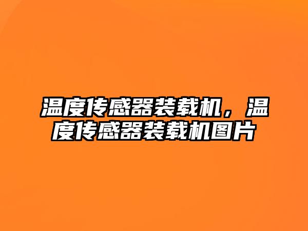 溫度傳感器裝載機(jī)，溫度傳感器裝載機(jī)圖片