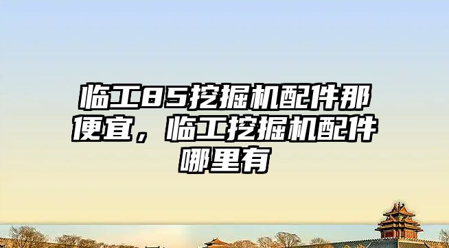 臨工85挖掘機配件那便宜，臨工挖掘機配件哪里有