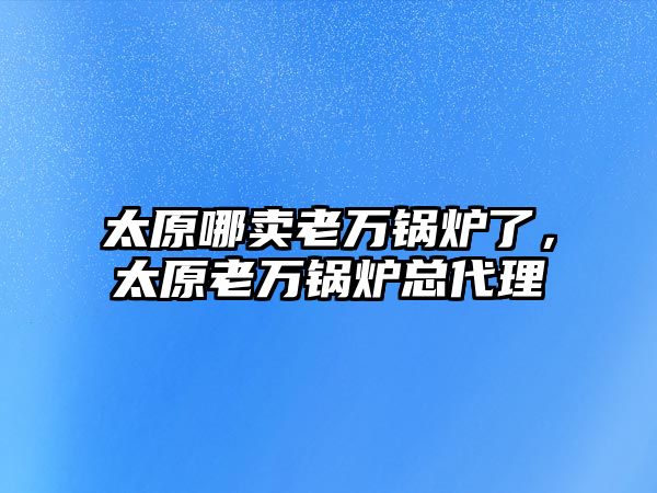 太原哪賣老萬鍋爐了，太原老萬鍋爐總代理