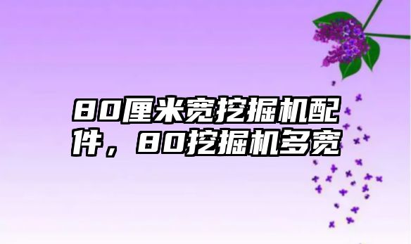 80厘米寬挖掘機(jī)配件，80挖掘機(jī)多寬