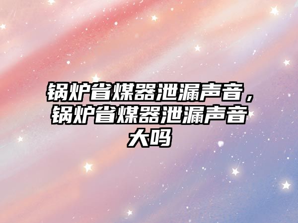 鍋爐省煤器泄漏聲音，鍋爐省煤器泄漏聲音大嗎