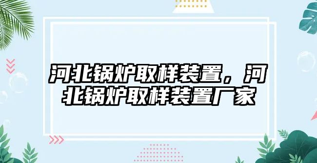 河北鍋爐取樣裝置，河北鍋爐取樣裝置廠家