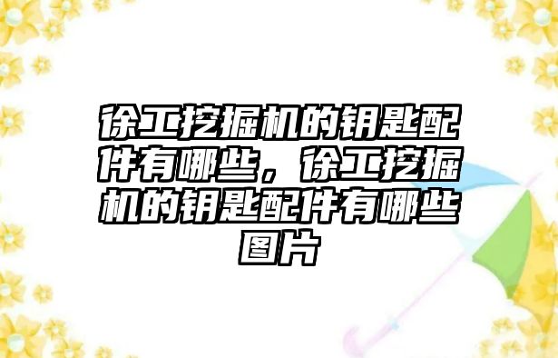 徐工挖掘機的鑰匙配件有哪些，徐工挖掘機的鑰匙配件有哪些圖片