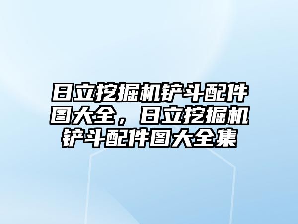 日立挖掘機鏟斗配件圖大全，日立挖掘機鏟斗配件圖大全集