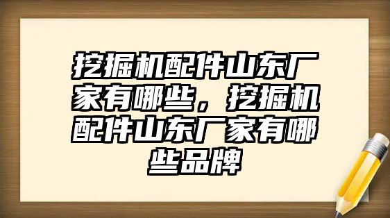 挖掘機(jī)配件山東廠家有哪些，挖掘機(jī)配件山東廠家有哪些品牌