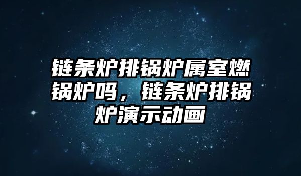 鏈條爐排鍋爐屬室燃鍋爐嗎，鏈條爐排鍋爐演示動(dòng)畫(huà)