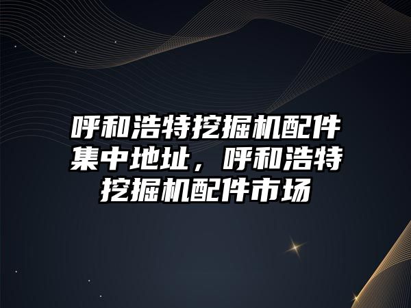 呼和浩特挖掘機配件集中地址，呼和浩特挖掘機配件市場