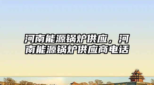 河南能源鍋爐供應，河南能源鍋爐供應商電話