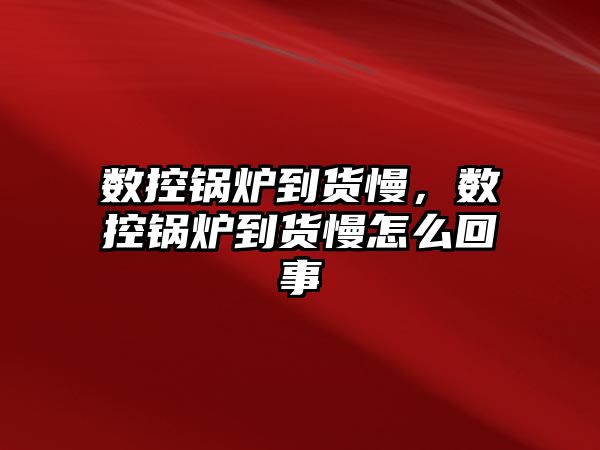 數控鍋爐到貨慢，數控鍋爐到貨慢怎么回事