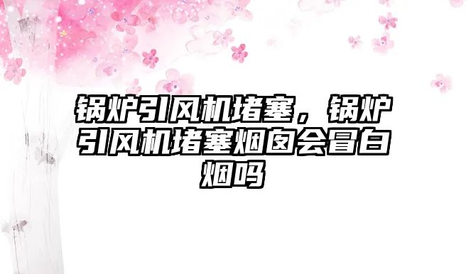 鍋爐引風機堵塞，鍋爐引風機堵塞煙囪會冒白煙嗎