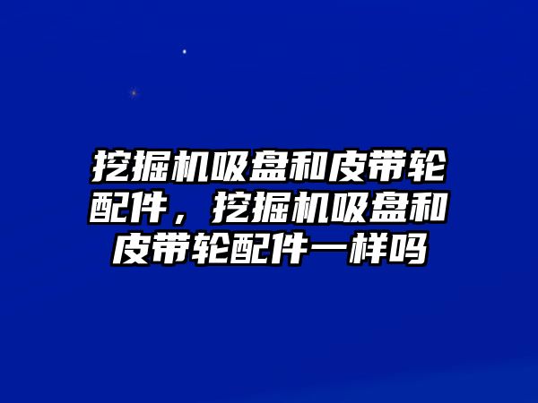 挖掘機(jī)吸盤(pán)和皮帶輪配件，挖掘機(jī)吸盤(pán)和皮帶輪配件一樣嗎