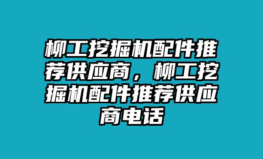 柳工挖掘機配件推薦供應商，柳工挖掘機配件推薦供應商電話