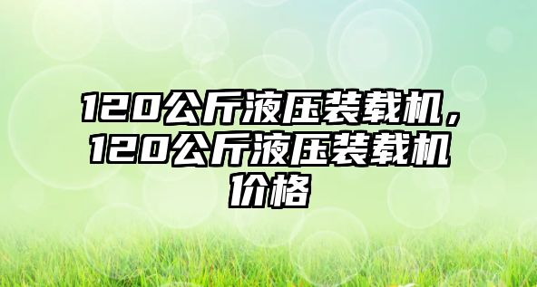 120公斤液壓裝載機(jī)，120公斤液壓裝載機(jī)價格