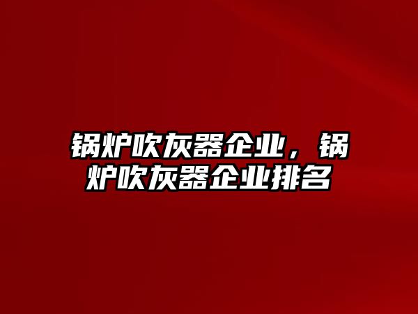 鍋爐吹灰器企業(yè)，鍋爐吹灰器企業(yè)排名