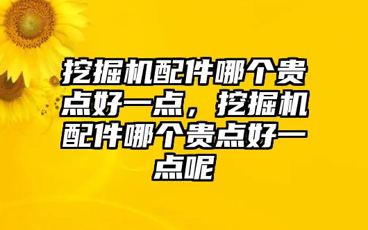 挖掘機(jī)配件哪個貴點(diǎn)好一點(diǎn)，挖掘機(jī)配件哪個貴點(diǎn)好一點(diǎn)呢