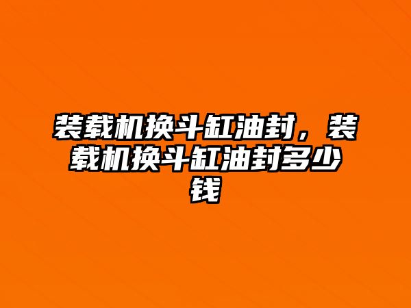 裝載機(jī)換斗缸油封，裝載機(jī)換斗缸油封多少錢