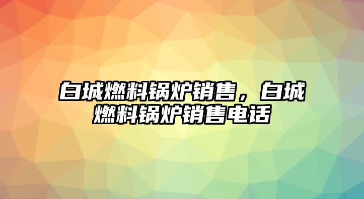 白城燃料鍋爐銷售，白城燃料鍋爐銷售電話