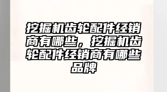 挖掘機齒輪配件經銷商有哪些，挖掘機齒輪配件經銷商有哪些品牌