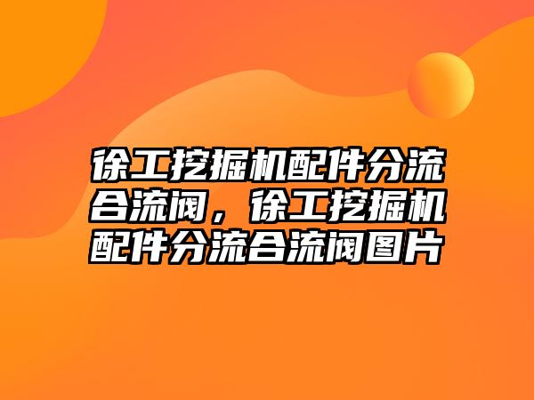 徐工挖掘機配件分流合流閥，徐工挖掘機配件分流合流閥圖片