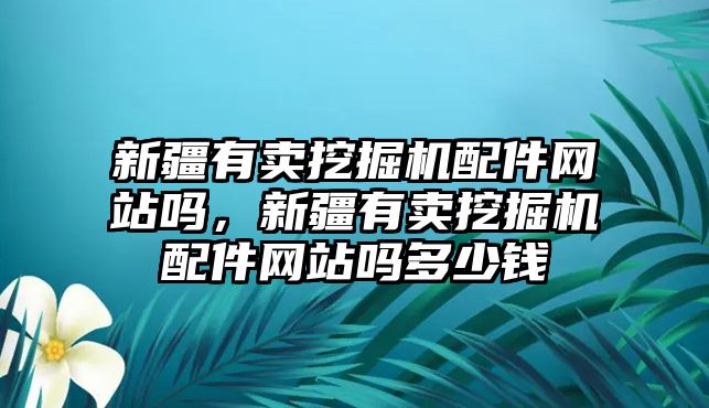 新疆有賣挖掘機(jī)配件網(wǎng)站嗎，新疆有賣挖掘機(jī)配件網(wǎng)站嗎多少錢