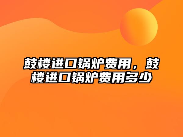 鼓樓進口鍋爐費用，鼓樓進口鍋爐費用多少