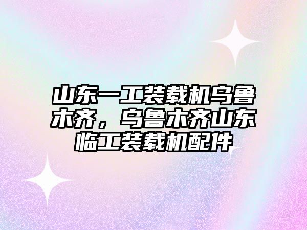 山東一工裝載機烏魯木齊，烏魯木齊山東臨工裝載機配件