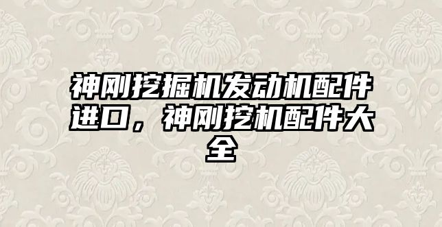 神剛挖掘機發(fā)動機配件進口，神剛挖機配件大全