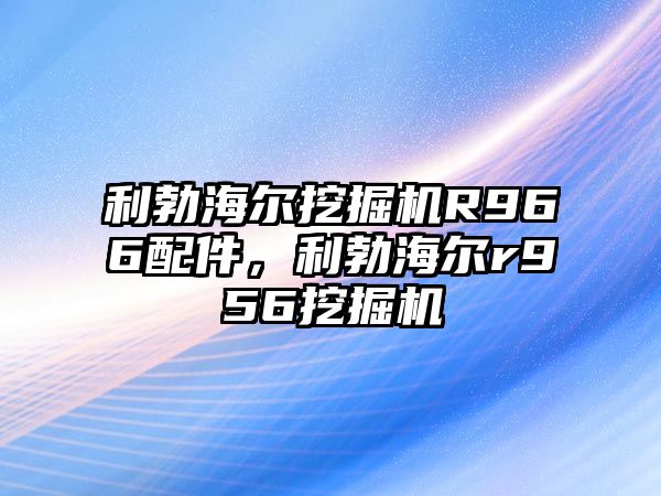 利勃海爾挖掘機R966配件，利勃海爾r956挖掘機