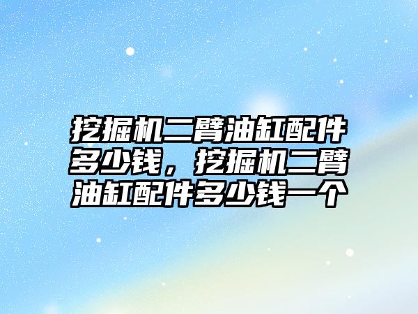 挖掘機二臂油缸配件多少錢，挖掘機二臂油缸配件多少錢一個