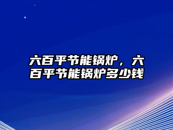 六百平節(jié)能鍋爐，六百平節(jié)能鍋爐多少錢