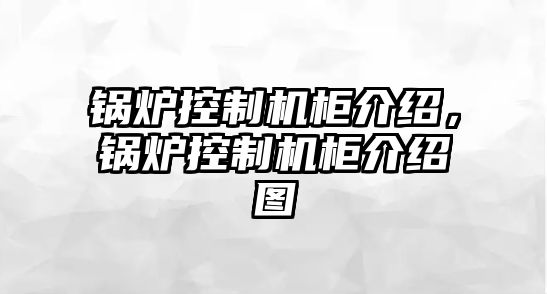 鍋爐控制機柜介紹，鍋爐控制機柜介紹圖