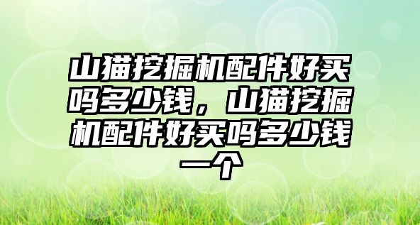 山貓挖掘機配件好買嗎多少錢，山貓挖掘機配件好買嗎多少錢一個