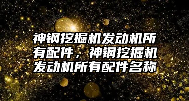 神鋼挖掘機發(fā)動機所有配件，神鋼挖掘機發(fā)動機所有配件名稱