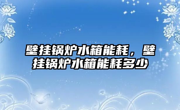 壁掛鍋爐水箱能耗，壁掛鍋爐水箱能耗多少