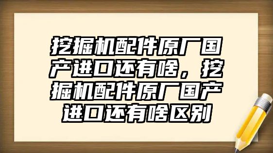 挖掘機配件原廠國產(chǎn)進口還有啥，挖掘機配件原廠國產(chǎn)進口還有啥區(qū)別