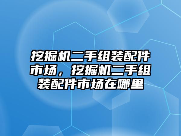 挖掘機二手組裝配件市場，挖掘機二手組裝配件市場在哪里