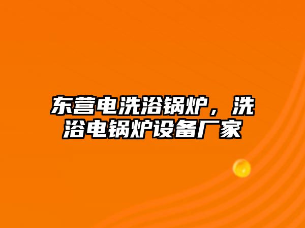 東營電洗浴鍋爐，洗浴電鍋爐設(shè)備廠家