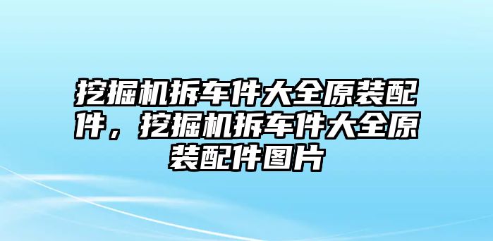 挖掘機拆車件大全原裝配件，挖掘機拆車件大全原裝配件圖片