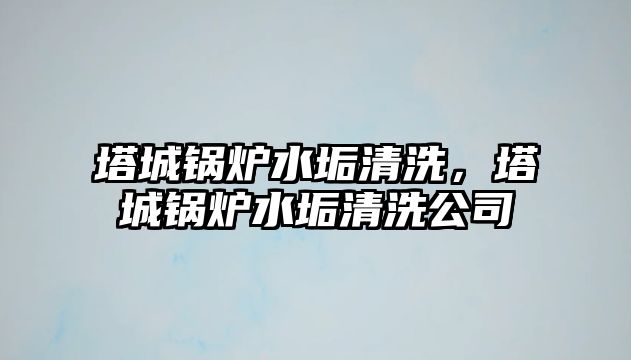 塔城鍋爐水垢清洗，塔城鍋爐水垢清洗公司