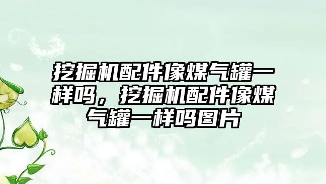 挖掘機配件像煤氣罐一樣嗎，挖掘機配件像煤氣罐一樣嗎圖片