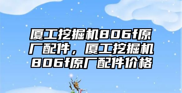 廈工挖掘機806f原廠配件，廈工挖掘機806f原廠配件價格