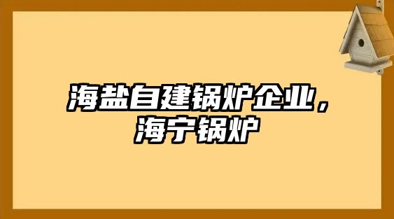 海鹽自建鍋爐企業(yè)，海寧鍋爐