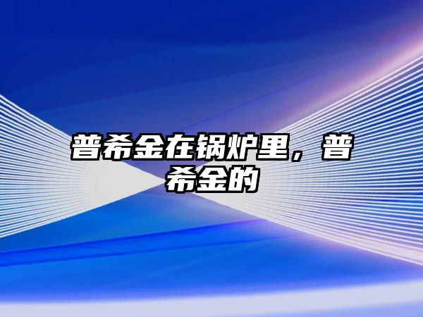 普希金在鍋爐里，普希金的