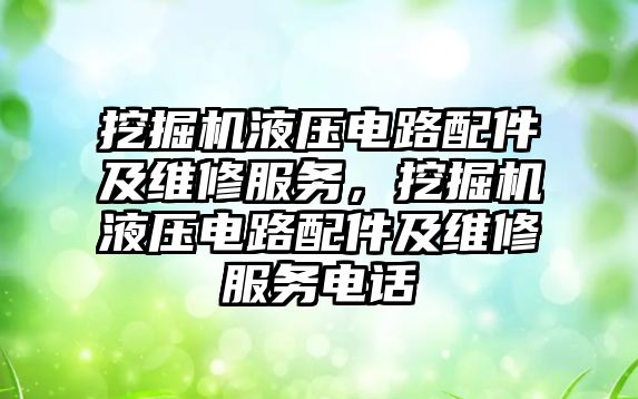 挖掘機液壓電路配件及維修服務，挖掘機液壓電路配件及維修服務電話