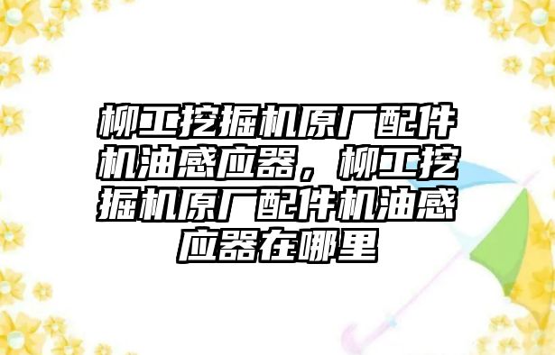 柳工挖掘機原廠配件機油感應(yīng)器，柳工挖掘機原廠配件機油感應(yīng)器在哪里