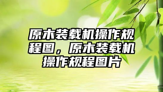 原木裝載機(jī)操作規(guī)程圖，原木裝載機(jī)操作規(guī)程圖片