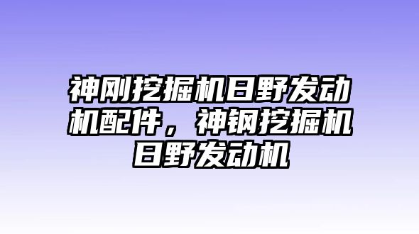 神剛挖掘機(jī)日野發(fā)動(dòng)機(jī)配件，神鋼挖掘機(jī)日野發(fā)動(dòng)機(jī)