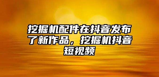 挖掘機(jī)配件在抖音發(fā)布了新作品，挖掘機(jī)抖音短視頻