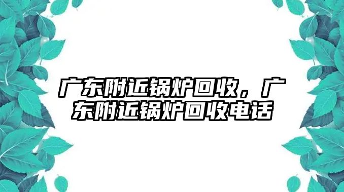 廣東附近鍋爐回收，廣東附近鍋爐回收電話